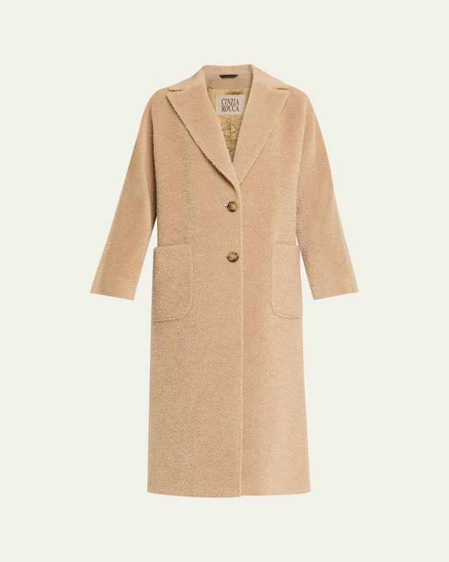 Long Notch Collar Coat